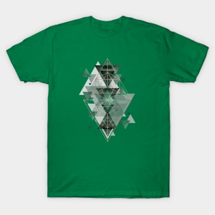 Emerald Green Geometric T-Shirt